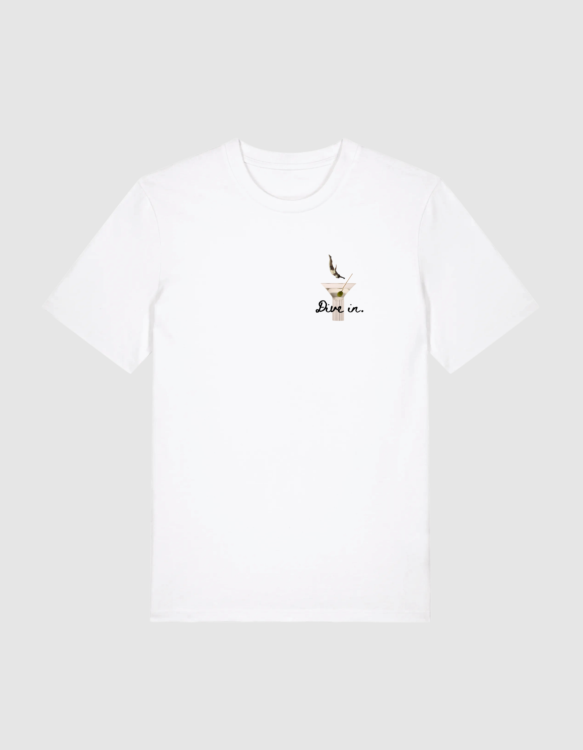 "Dive in" Martini Tee