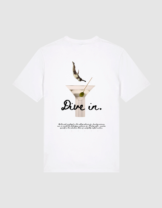 "Dive in" Martini Tee
