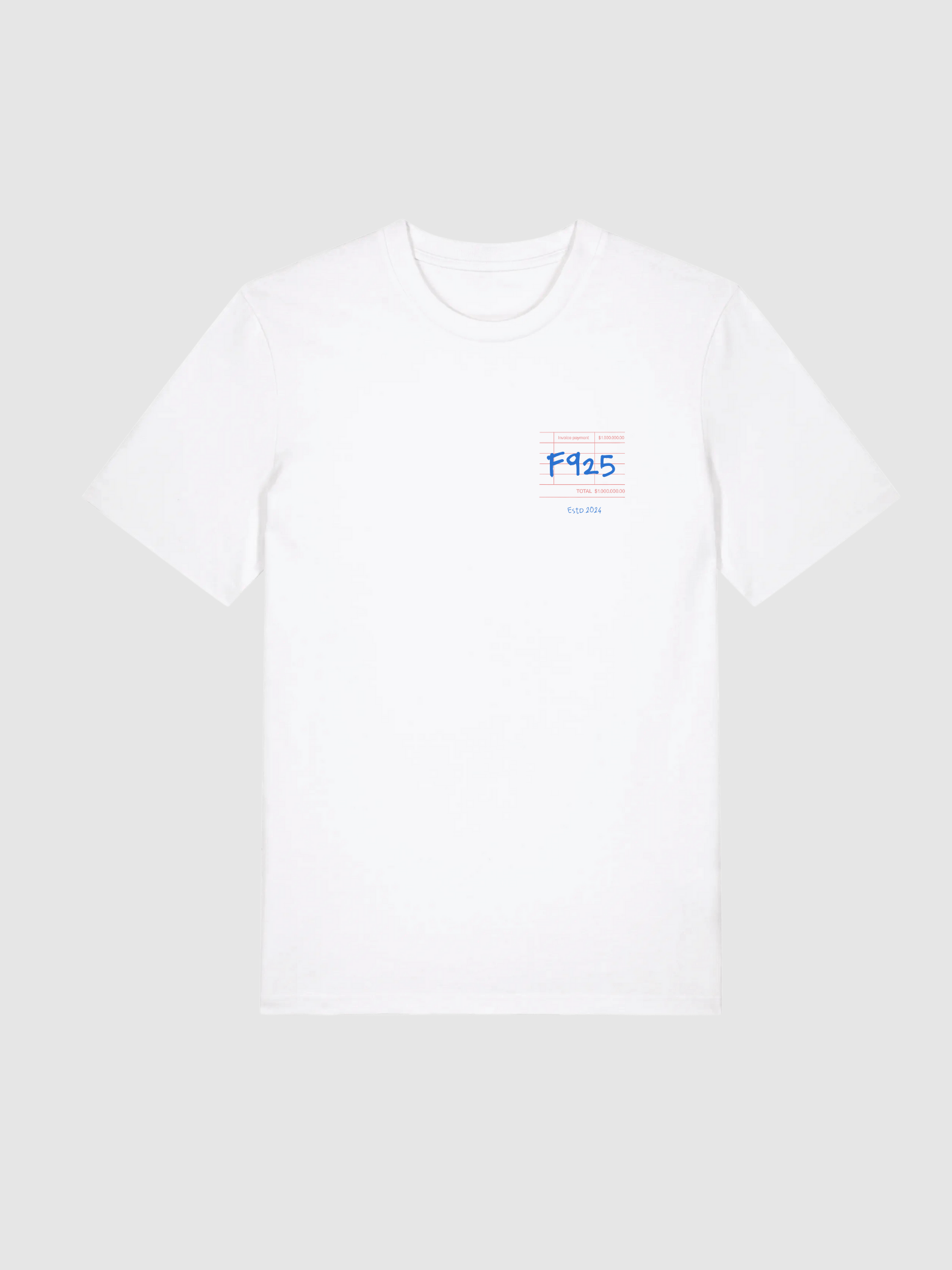 "Support the economy" tee (white)