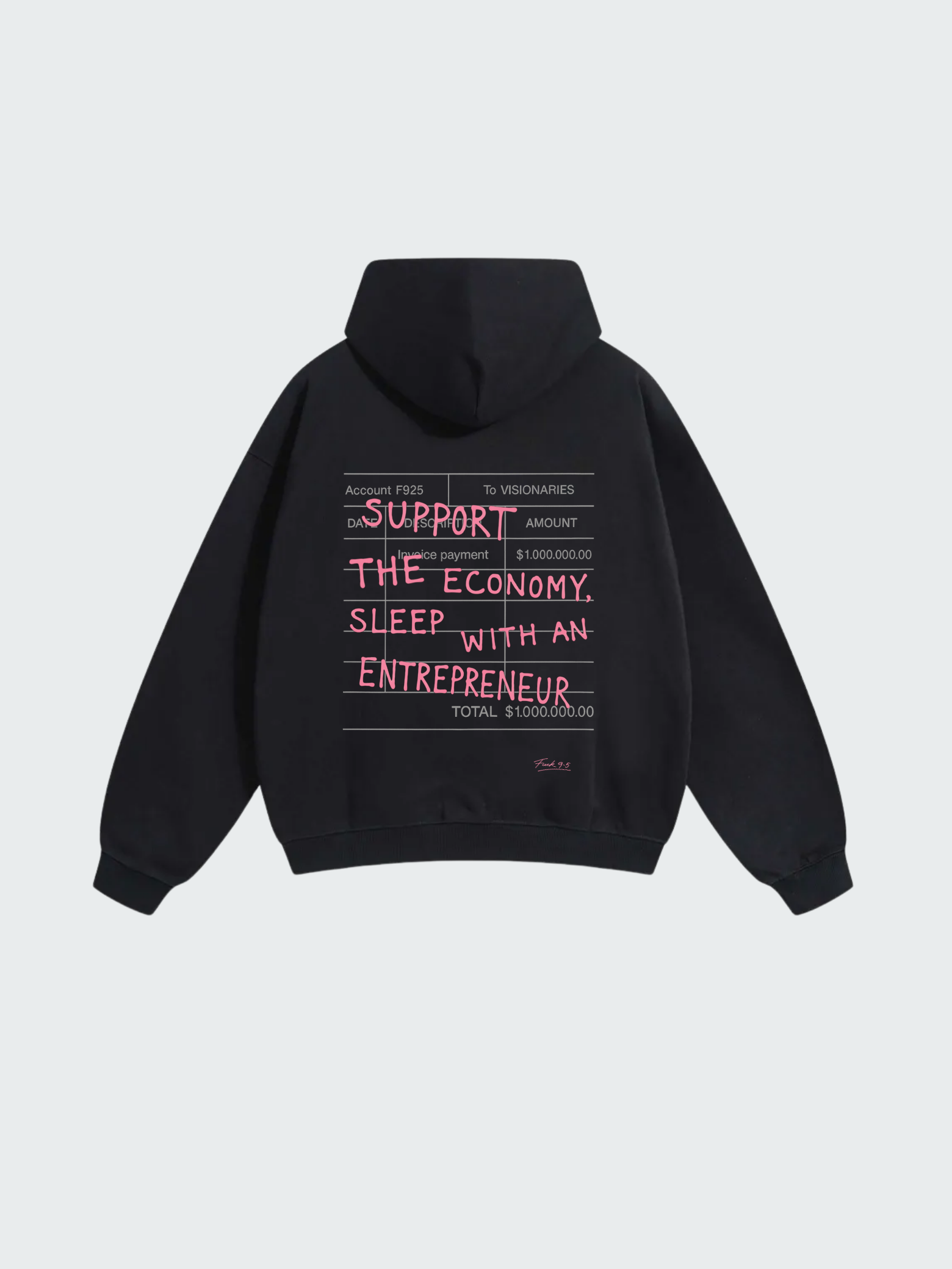 Support the economy Hoodie (black)