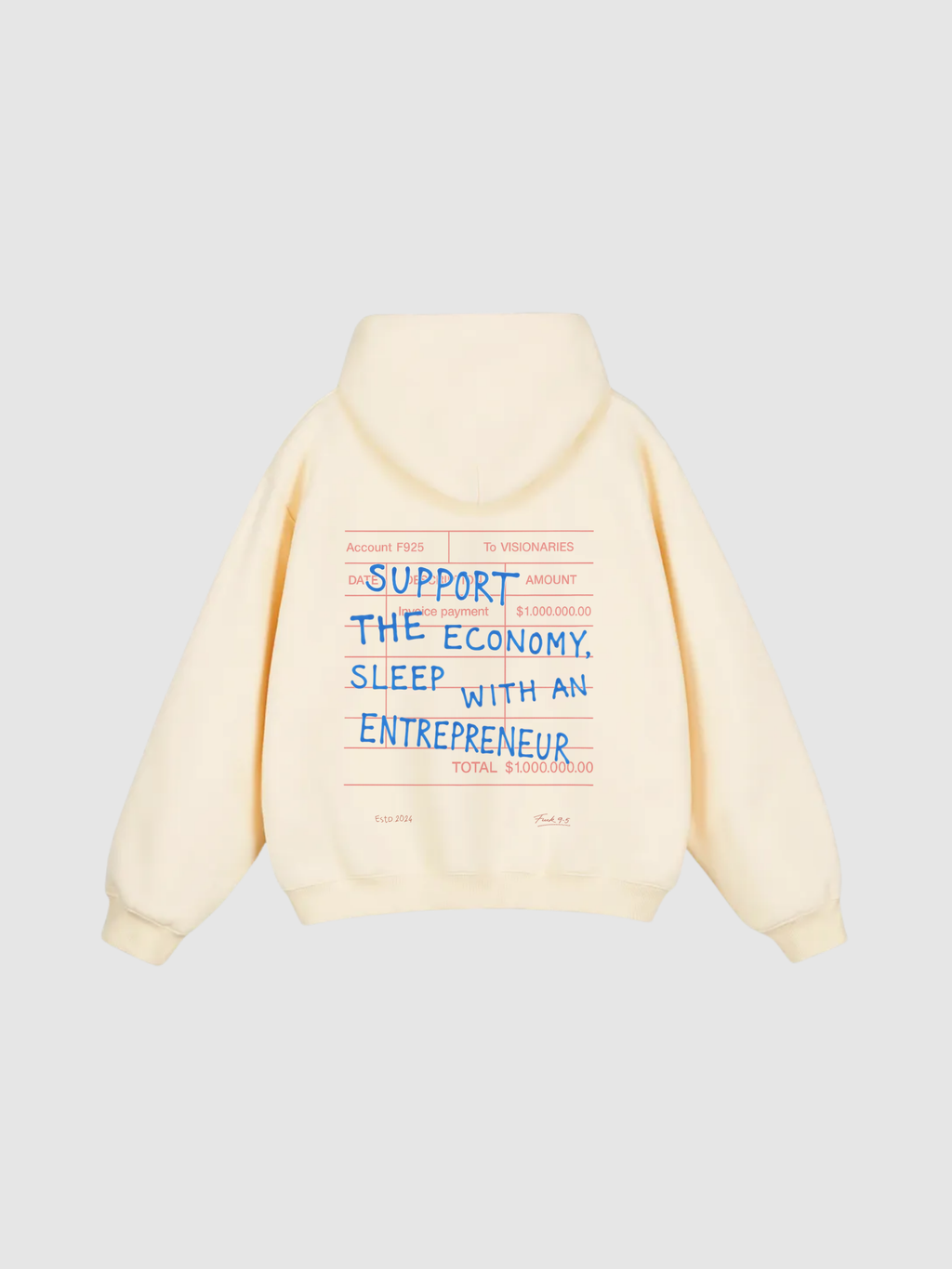 Support the economy Hoodie (cream)